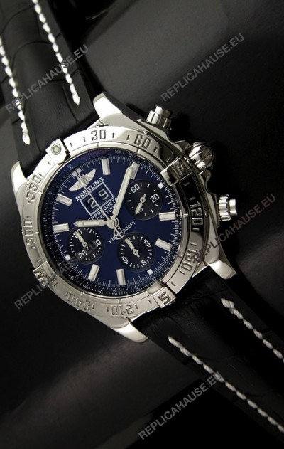 Breitling Blackbird Swiss Replica Watch in Blue Dial - Mirror Replica Watch