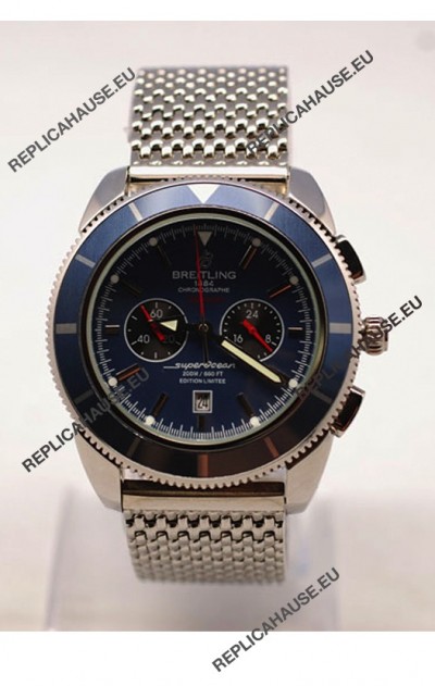 Breitling SuperOcean Heritage Swiss Replica Watch - Dark Blue Dial