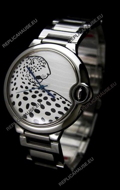 Cartier Ballon de Swiss Replica Watch in White Dial