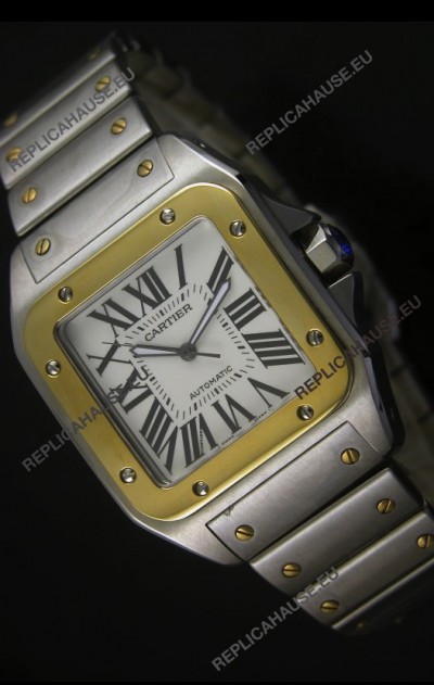 Cartier Santos 100 Swiss Watch 38.5MM - 1:1 Mirror Ultimate Replica