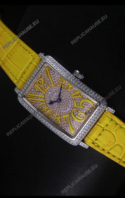 Franck Muller Master of Complications Long Island Ladies Watch in Stainless Steel 