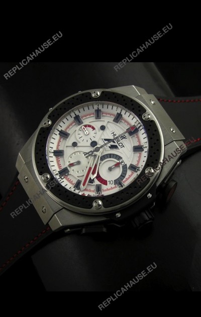 Hublot Big Bang King Power F1 Swiss Watch in White Dial
