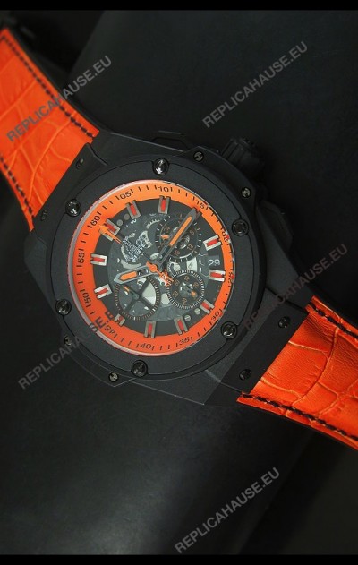 Hublot Big Bang Volcano Skeleton Swiss Quartz Watch 45MM