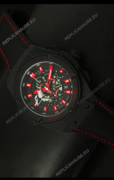 Hublot Big Bang King F1 MONZA Edition PVD Swiss Quartz Watch 45MM
