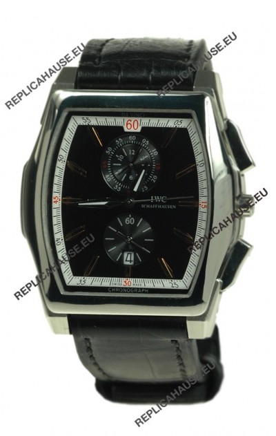 IWC Da Vinci Japanese Replica Watch in Black Dial