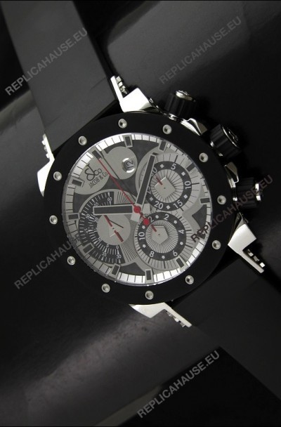 Jacob and Co EPIC II Swiss Watch in Grey Dial