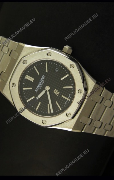 Audemars Piguet Royal Oak Ultra Thin Swiss Replica Watch in Black Dial