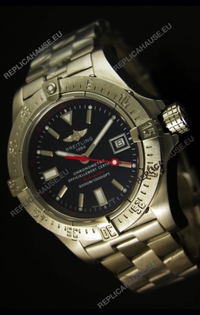 Breitling Avenger Seawolf Swiss Replica Watch in Red Seconds Hands - 1:1 Mirror Replica Watch