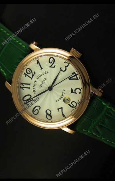 Franck Muller Master of Complications Liberty Japanese Watch in Green Strap
