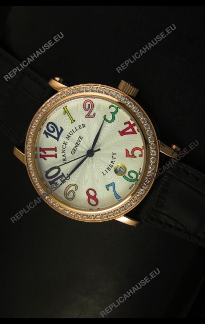 Franck Muller Master of Complications Liberty Japanese Watch in Black Strap