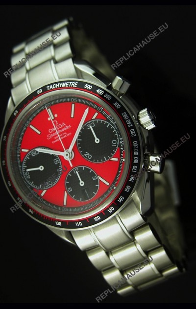 Omega Speedmaster Racing Edition Swiss Replica Watch - Red Dial - 1:1 Mirror Replica