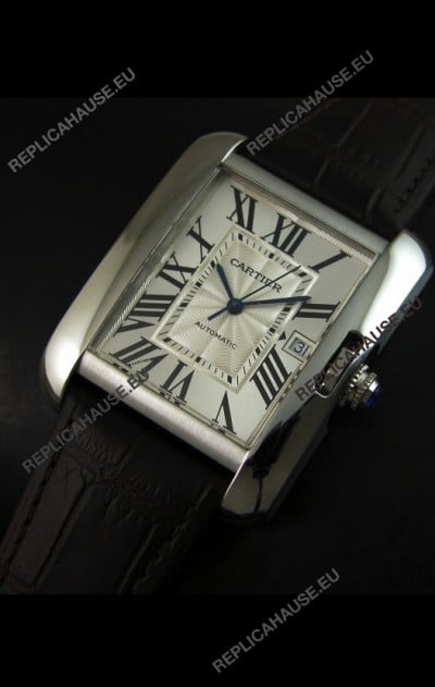 Cartier Tank Swiss Replica Watch 1:1 Mirror Replica Watch - Steel Casing