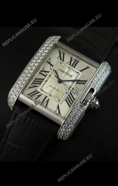 Cartier Tank Swiss Replica Watch 1:1 Mirror Replica Watch - Steel Casing
