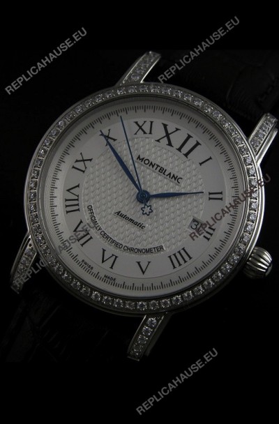 Mont Blanc Swiss Automatic Watch in Stainless Steel