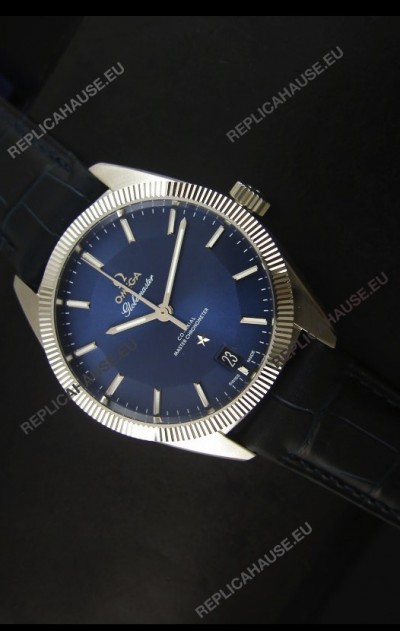 Omega Globemaster Co-Axial Swiss Dark Blue Dial Stainless Steel - 1:1 Mirror Replica Watch