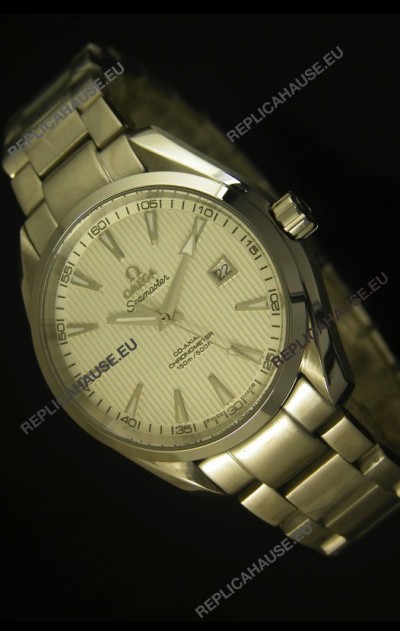 Omega Seamaster Aqua Terra Co-Axial Swiss Watch White Dial