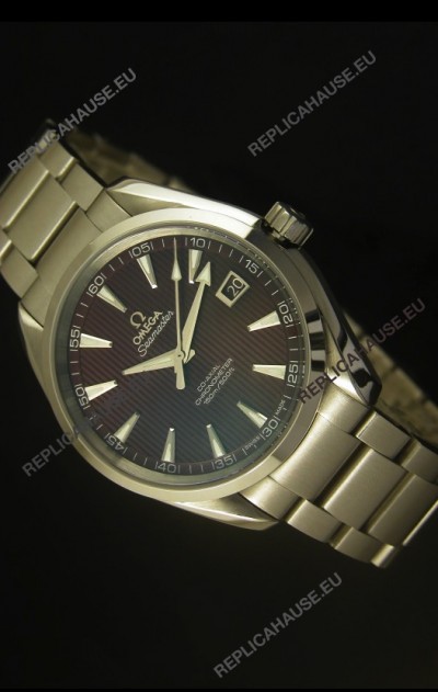 Omega Seamaster Aqua Terra Co-Axial Swiss Watch Black Dial