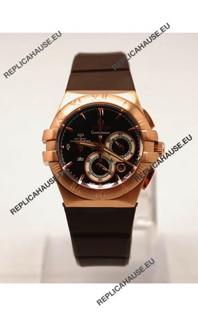 Omega Constellation Ladies Chronograph Replica Watch - 35MM