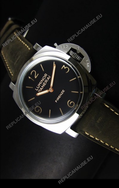 Panerai Luminor PAM00605 Firenze Swiss Watch with P.3000 Movement 