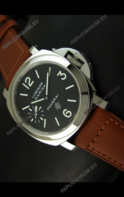 Panerai Luminor PAM318 Swiss Replica Watch in Black Dial