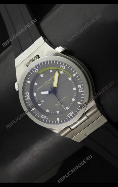 Porsche Design Diver Swiss Titanium Watch in Grey Dial - Ultimate Mirror Replica