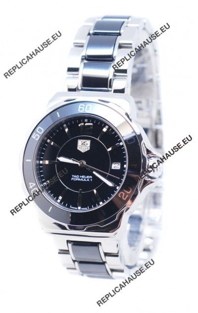 Tag Heuer Formula 1 Quartz Steel Black Ceramic Watch