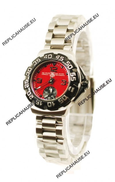 Tag Heuer Professional Formula 1 Japanese Replica Watch in Red Dial