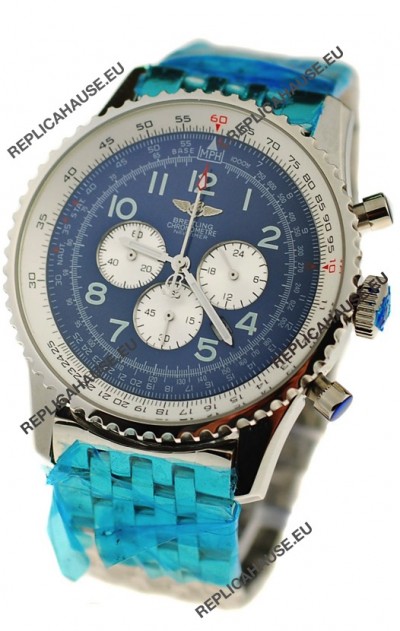 Breitling Navitimer Chronometre Japanese Watch in Blue Dial