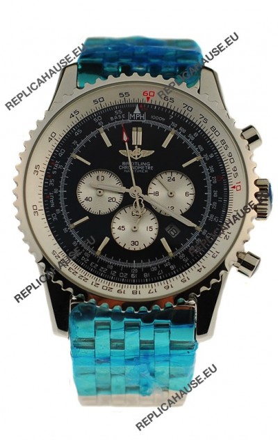 Breitling Navitimer Chronometre Japanese Watch in Black Dial
