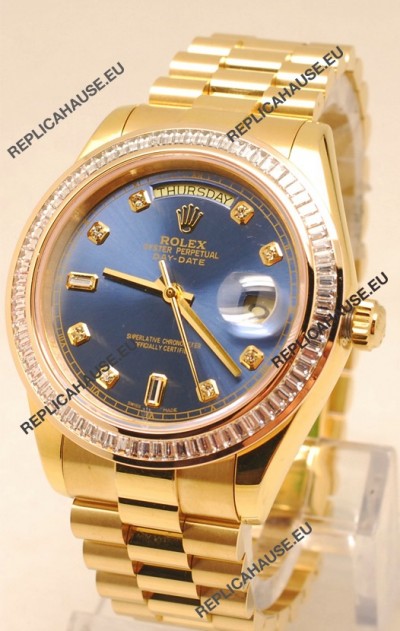 Rolex Day Date II Gold Japanese Replica Watch