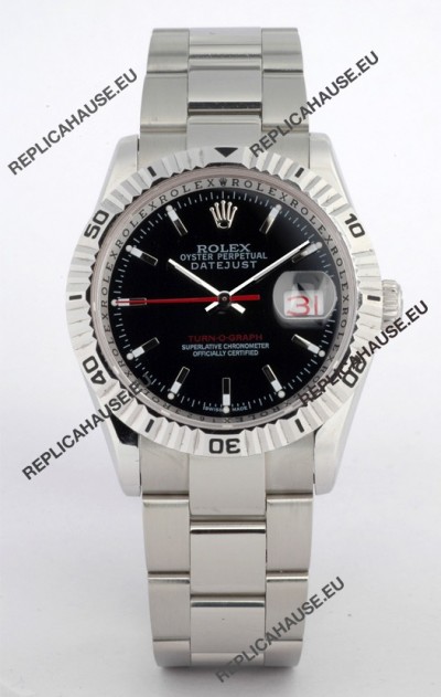 Rolex Datejust Turn O Graph Japanese Mens Watch