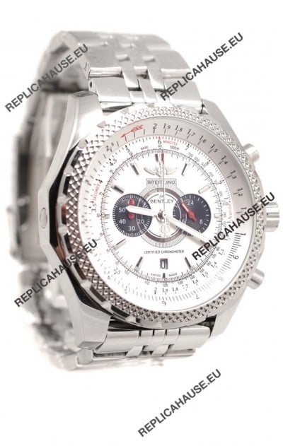 Breitling For Bentley Supersports Japanese Replica Watch in White Dial