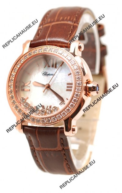 Chopard Happy Sport Ladies Swiss Replica Watch