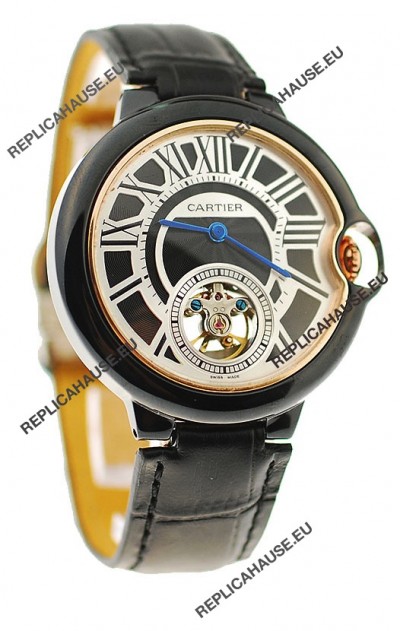 Ballon Bleu De Cartier flying Tourbillon Japanese Replica Watch 