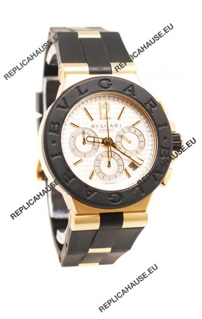 Bvlgari Diagono Automatic Swiss Watch in White Dial