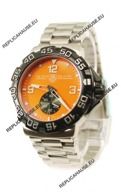 Tag Heuer Professional Formula 1 Japanese Replica Watch in Orange Dial
