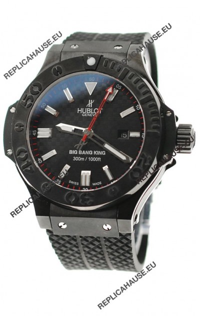 Hublot Big Bang King Carbon Dial Watch in all Black