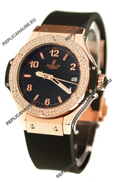 Hublot Big Bang Cappucino Carbon Face Swiss Replica Watch