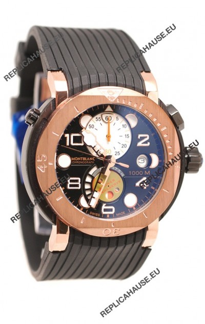 Mont Blanc Sports Chronograph Japanese Watch