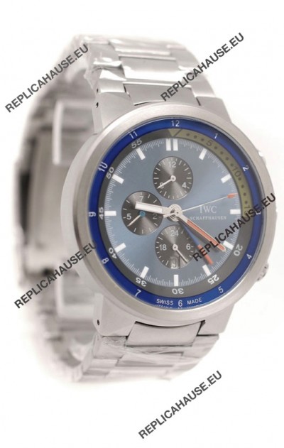 IWC Aquatimer Japanese Replica Watch in Blue Dial
