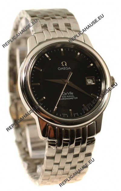 Omega Co-Axial Deville Japanese Steel Watch 