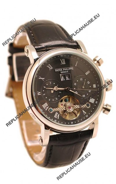 Patek Philippe Grand Complications Tourbillon Watch in Black Dial