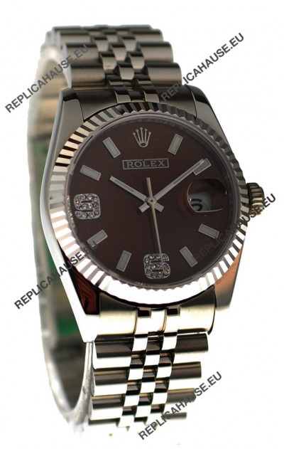 Rolex Datejust Silver Replica Watch