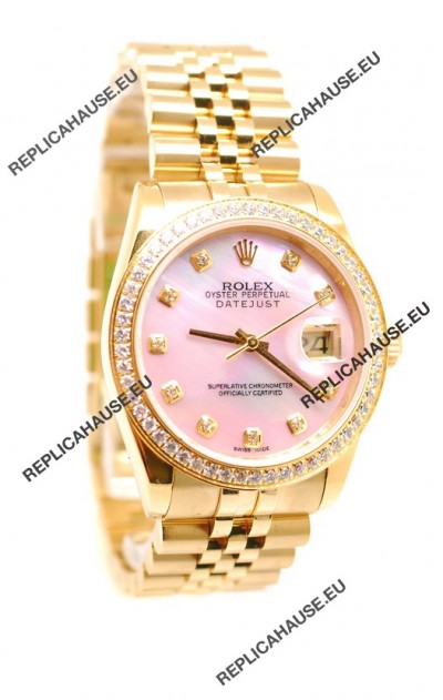 Rolex Datejust 2011 Edition Japanese Replica Gold Watch