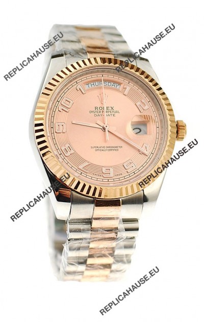 Rolex Day Date Two Tone Japanese Replica Watch