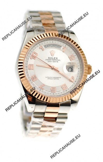 Rolex Day Date Two Tone Japanese Replica Watch