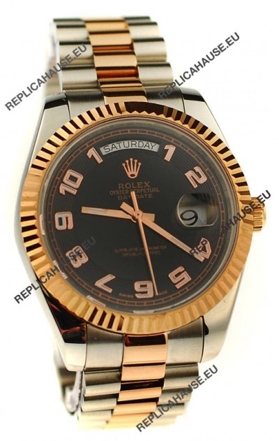 Rolex Day Date Two Tone Japanese Replica Watch 