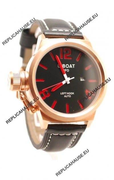 U-Boat Classico Japanese Gold Watch