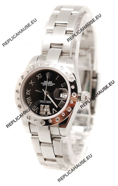 Rolex Datejust Silver Ladies Replica Watch