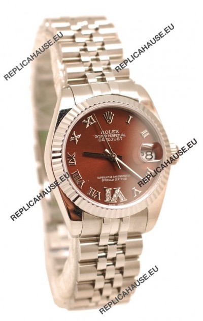 Rolex Oyster Perpetual Datejust Diamonds VI Japanese Replica Watch -36MM